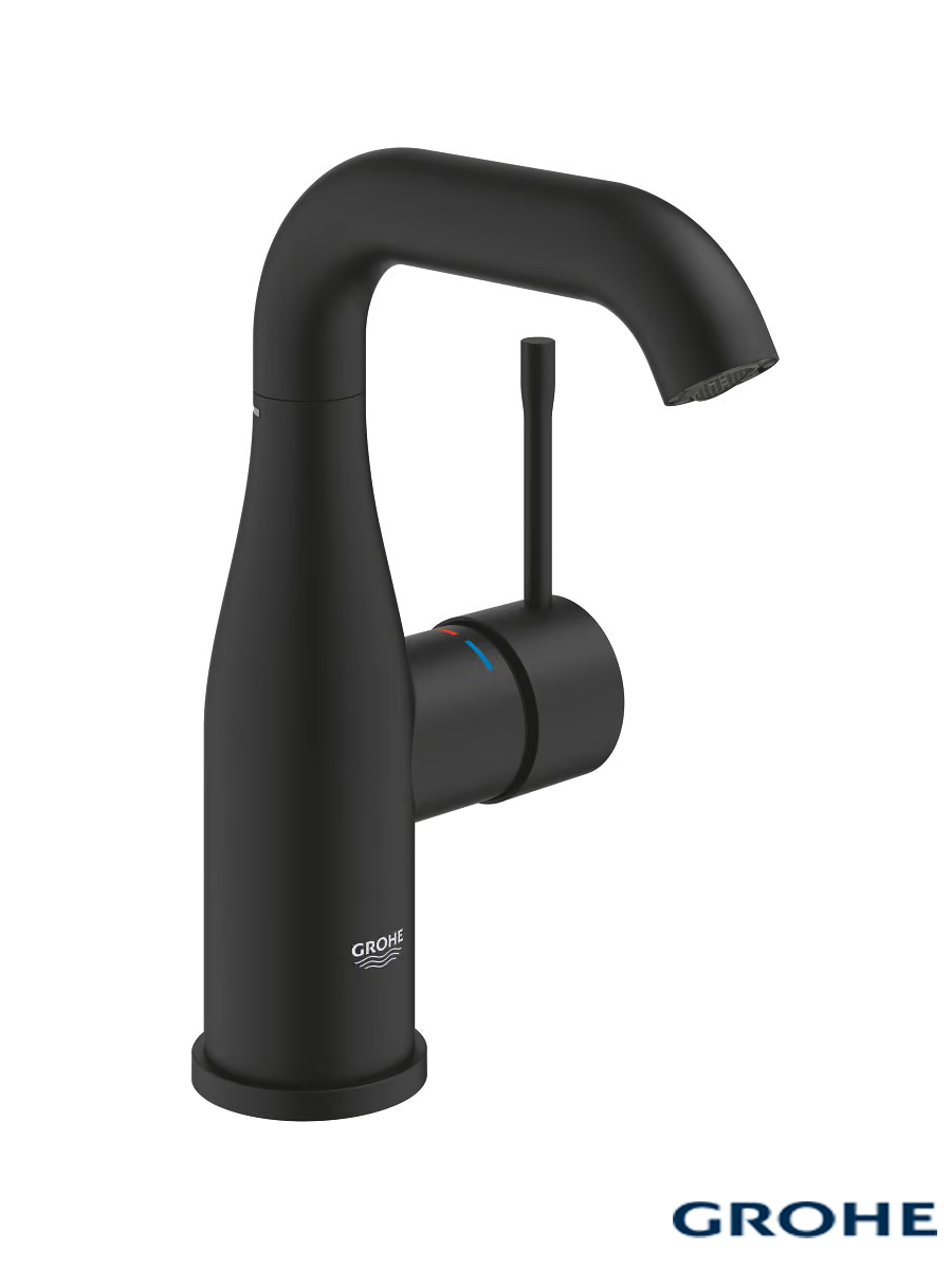 Baterija za lavabo Grohe Essence M 24176KF1 phantom black Baterija za lavabo Grohe Essence M 24176KF1 phantom black