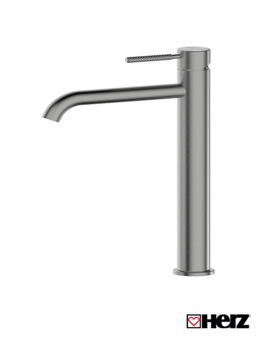 Baterija za lavabo visoka LUMA Siva 00620GM Herz Baterija za lavabo visoka LUMA Siva 00620GM Herz