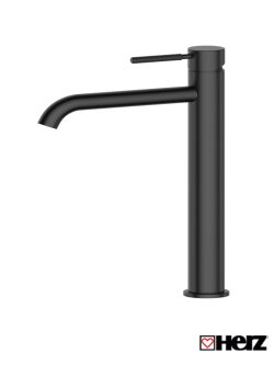 Baterija za lavabo visoka LUMA Crna 00620BC Herz
