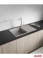 Granitna sudopera Wolin Bež 78x48cm Algo
