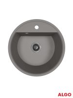 Granitna sudopera Muna Siva Ø51cm Algo-2